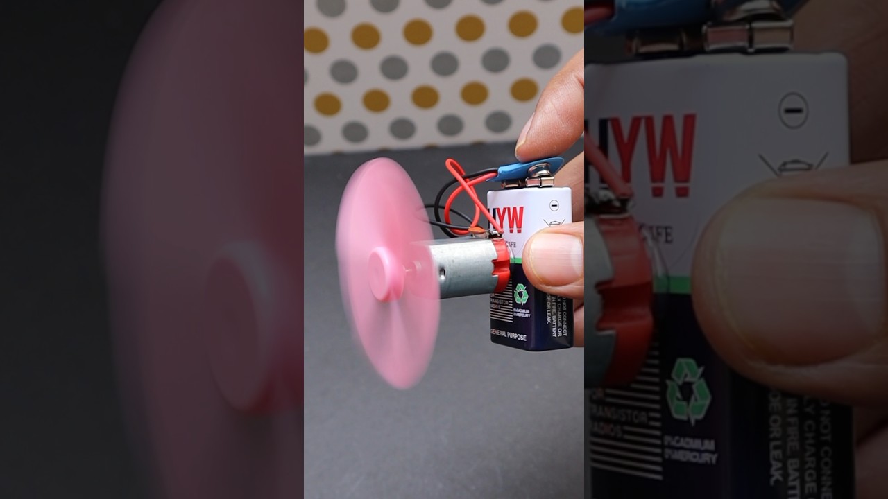 How to make 9v battery fan || DIY chargeable fan