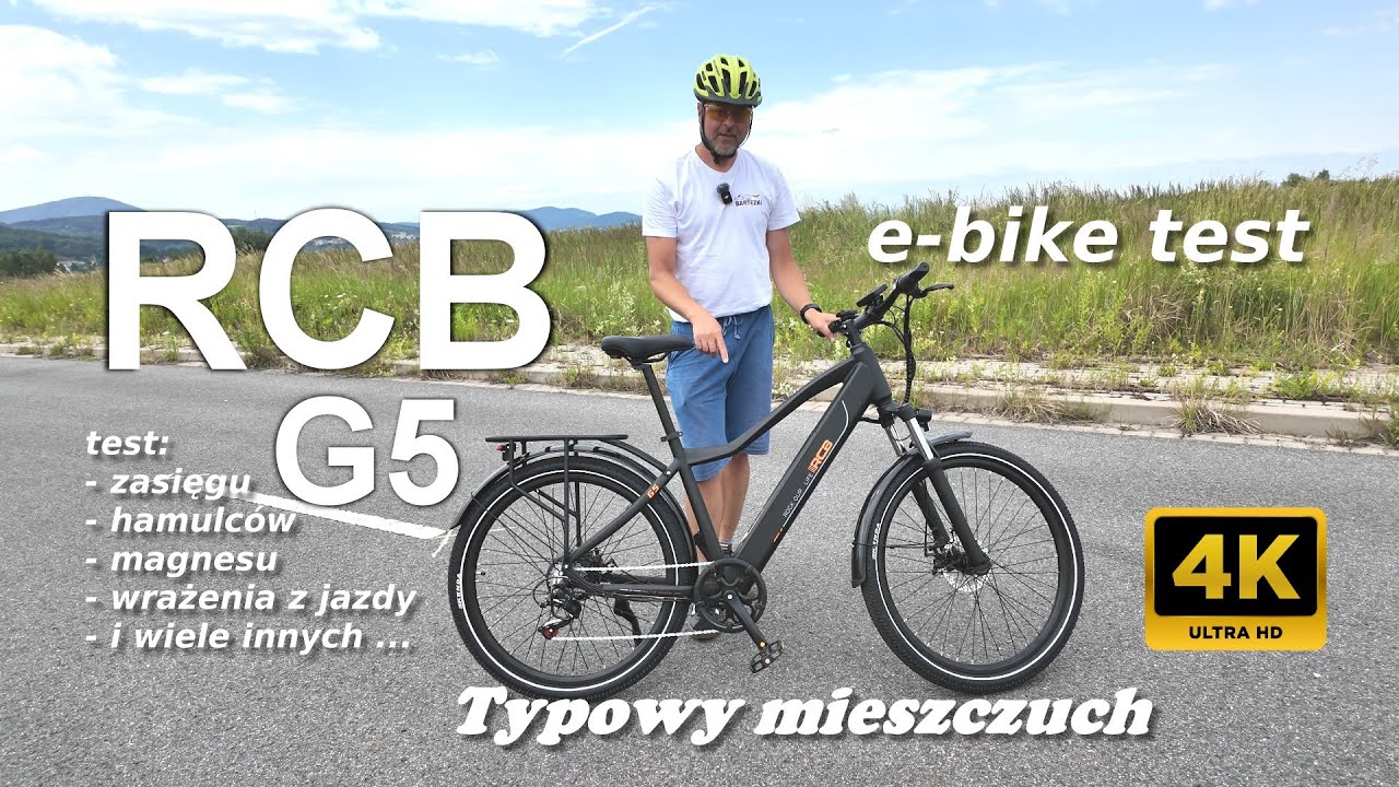 Miejski rower elektryczny RCB G5 - wygodny i tani! #ebike #test #review #electricbike #electricbike 