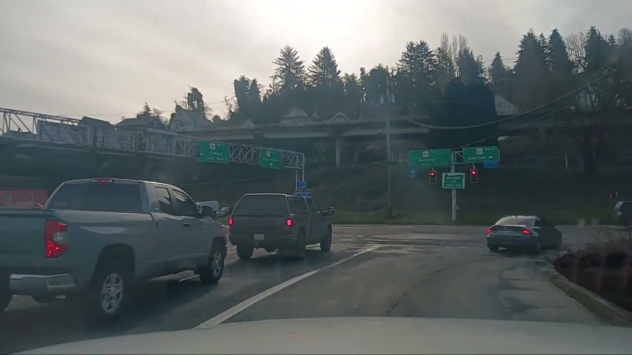Washington to Oregon