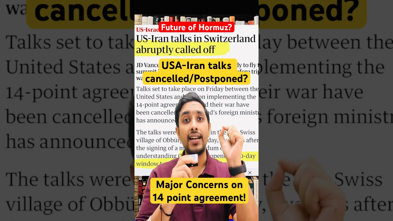 US-Iran Talks Abruptly Called Off | Future of Hormuz at Risk? #usairanwar #usairanconflict #hormuz