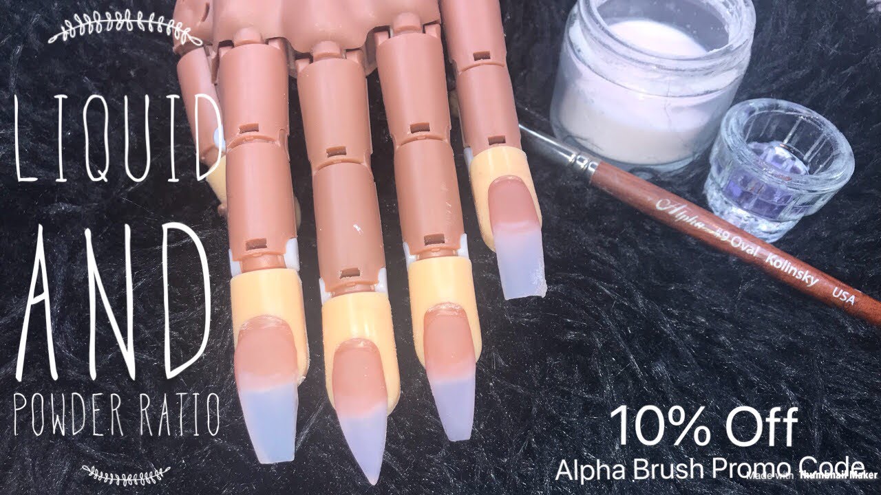 Acrylic Power to Liquid Ratio For A Perfect Acrylic Application