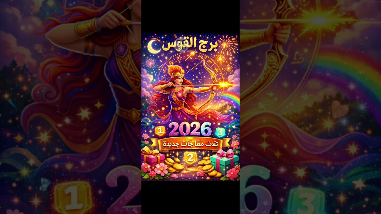 برج القوس سنه ٢٠٢٦ سنة الزواج والسفر والمال مبروك 