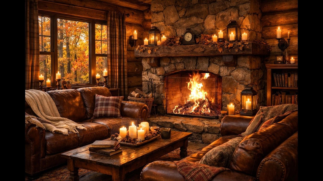 Come sit by the fire in my cozy log cabin