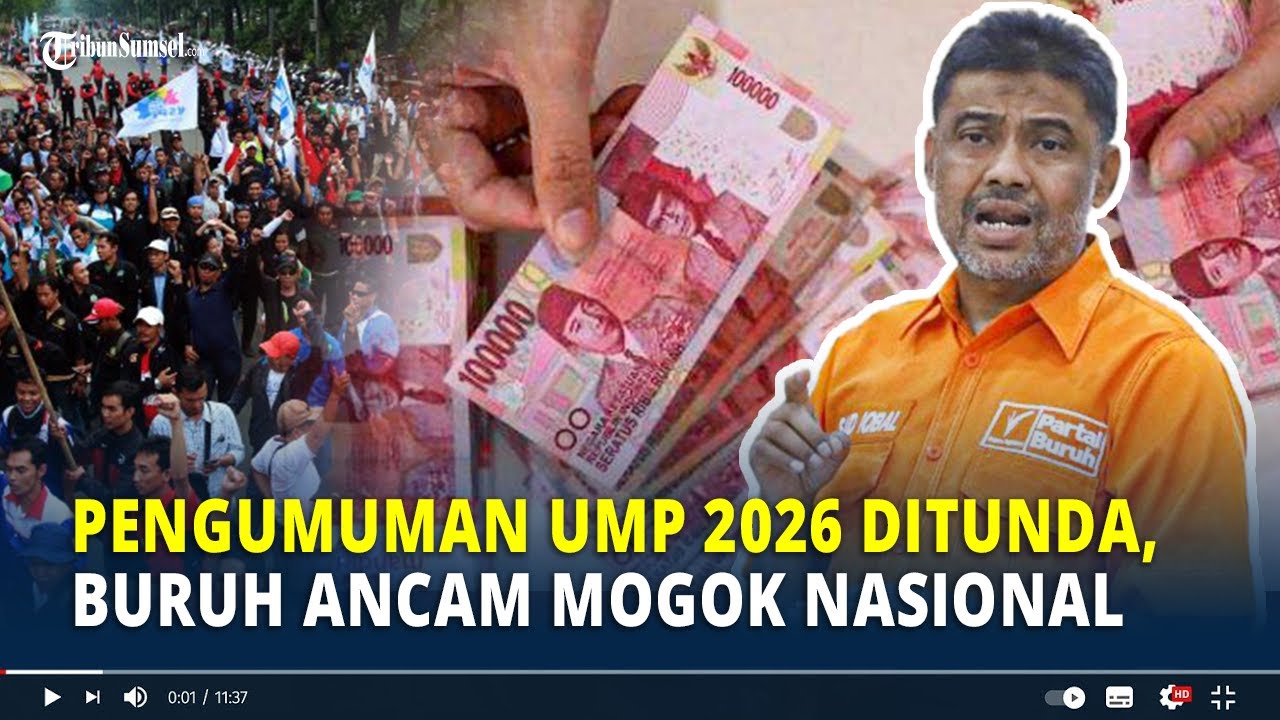 Pengumuman UMP 2026 Ditunda, Buruh Ancam Mogok Nasional 5 Juta Pekerja