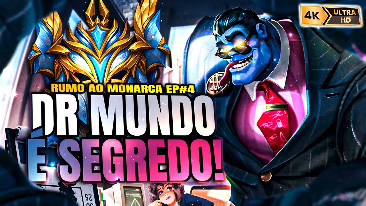 APRENDA DR MUNDO AGORA! O CAMPEÃO MAIS FORTE DO TOP! RUMO AO MONARCA EP #4 | LOL WILD RIFT