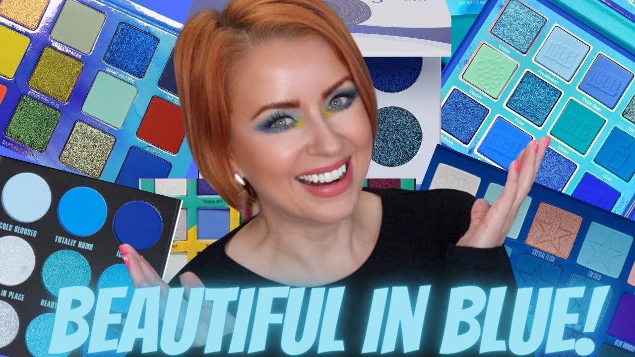 10 *ЛУЧШИХ* СИНИХ ПАЛЕТОК ТЕНЕЙ ДЛЯ ВЕК В МОЕЙ КАРТЕ! Steff's Beauty Stash