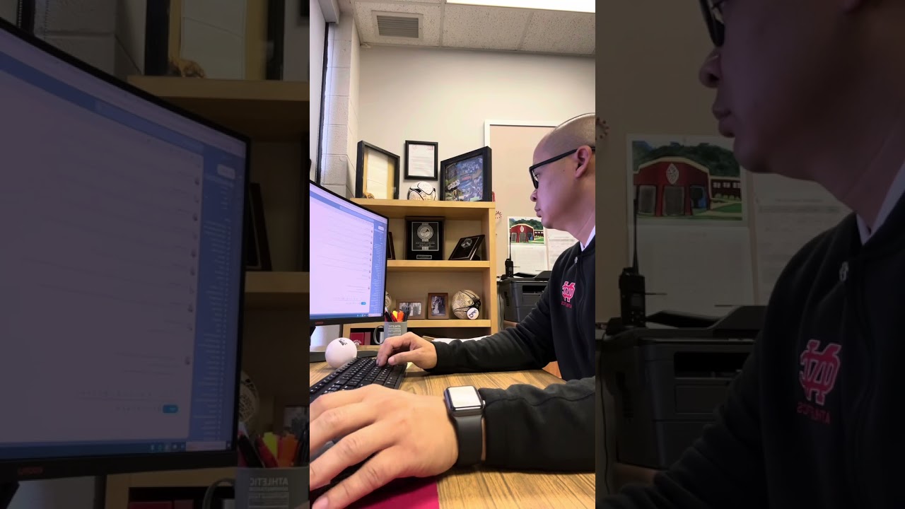 Day in my life: HS Athletic Director! Zooms and games! #professionaldevelopment #dayinthelife