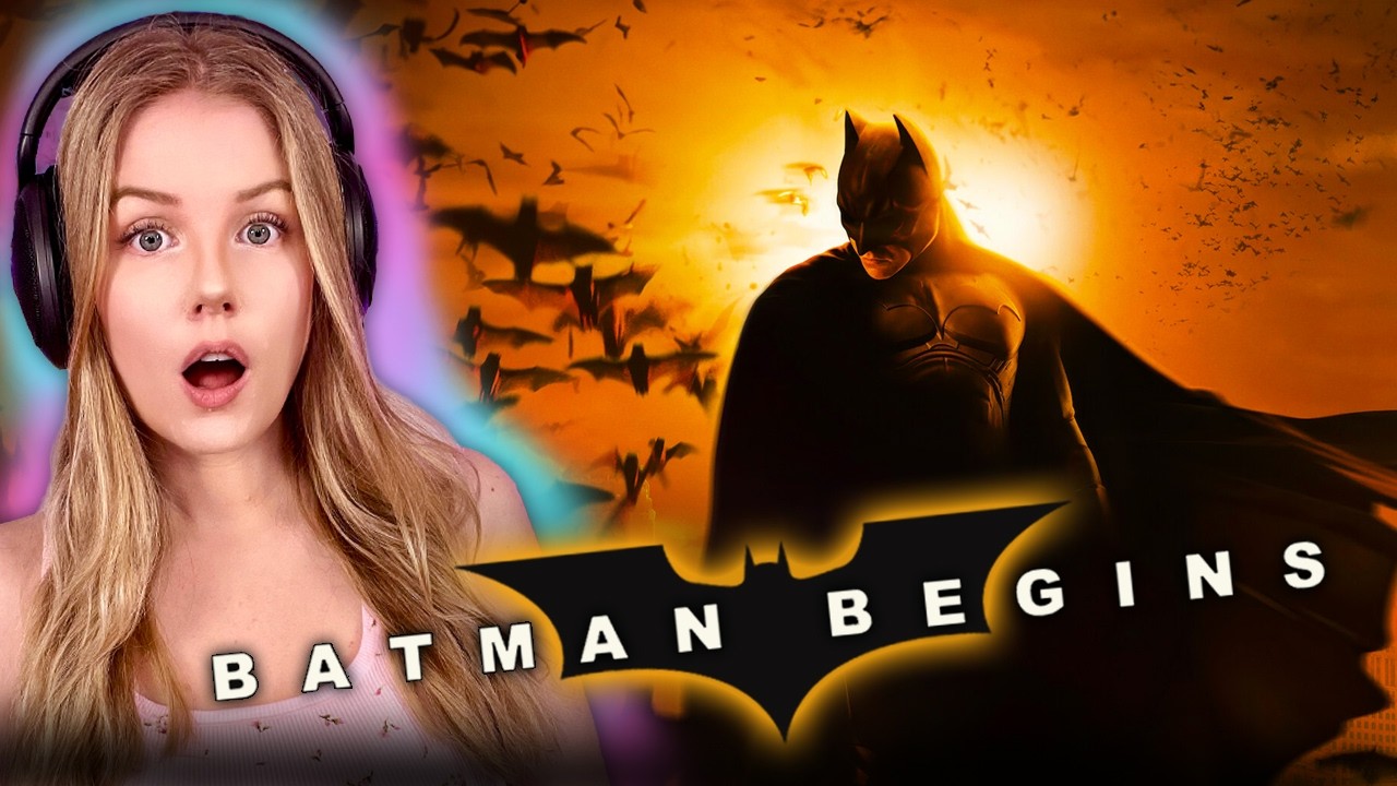 Swedish girl watches BATMAN BEGINS | FIRST TIME WATCHING | Reaction & Commentary