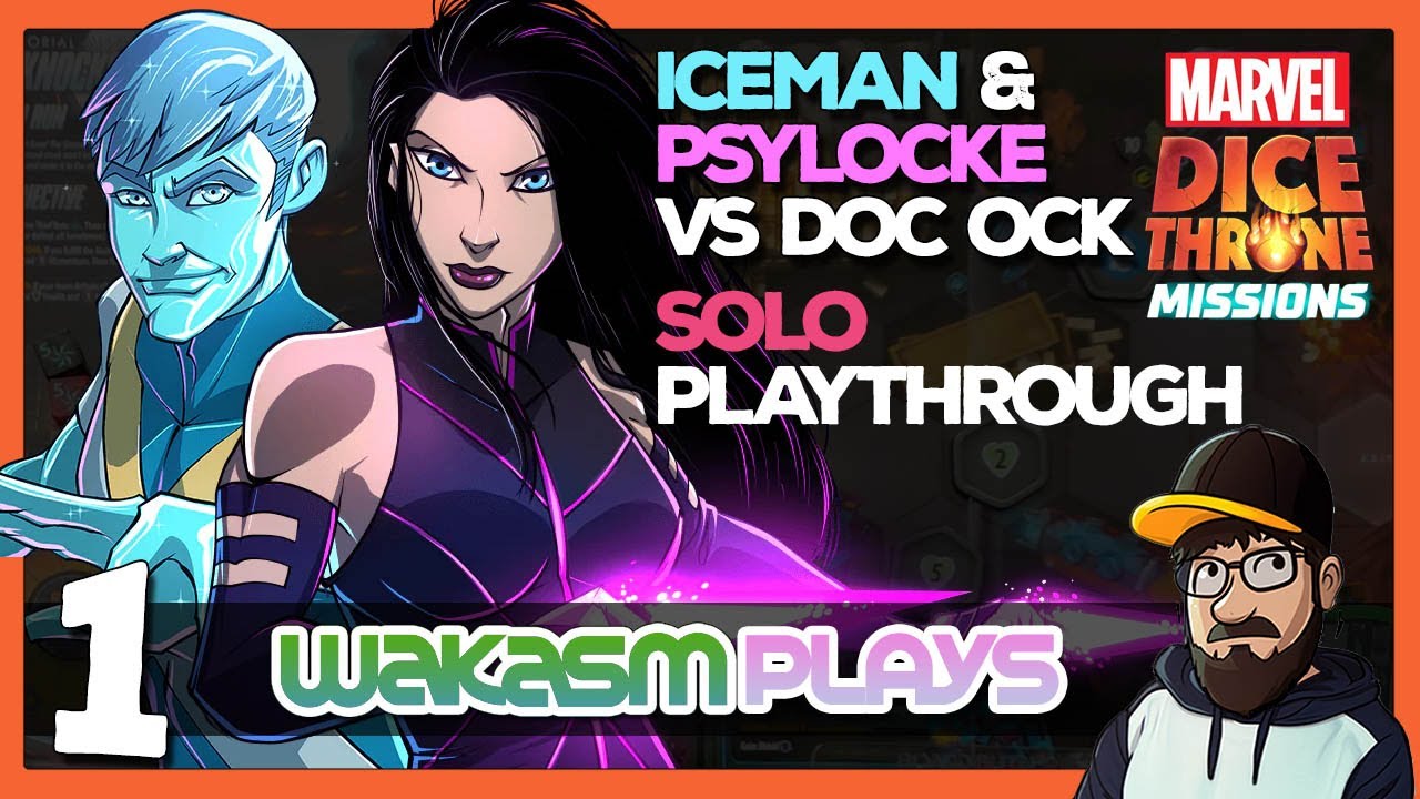 Iceman & Psylocke vs Doc Ock! 🦸‍♂️ Solo Marvel Dice Throne Missions Playthrough