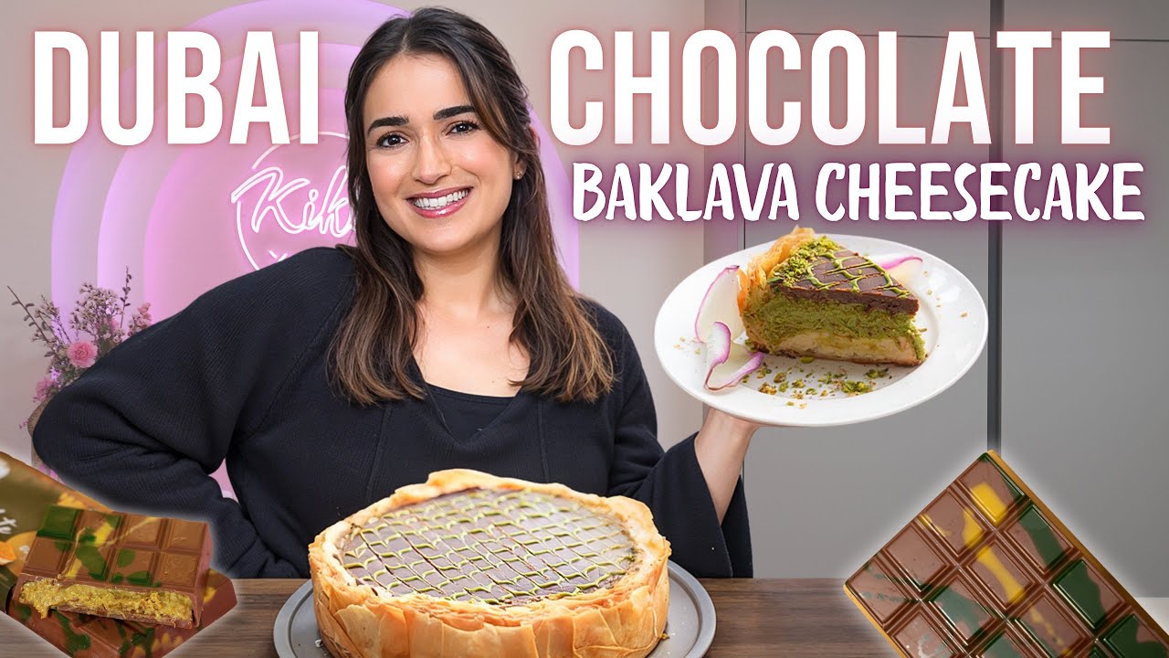 Das lang ersehnte Rezept für meinen BAKLAVA Dubai Chocolate CHEESECAKE 😍