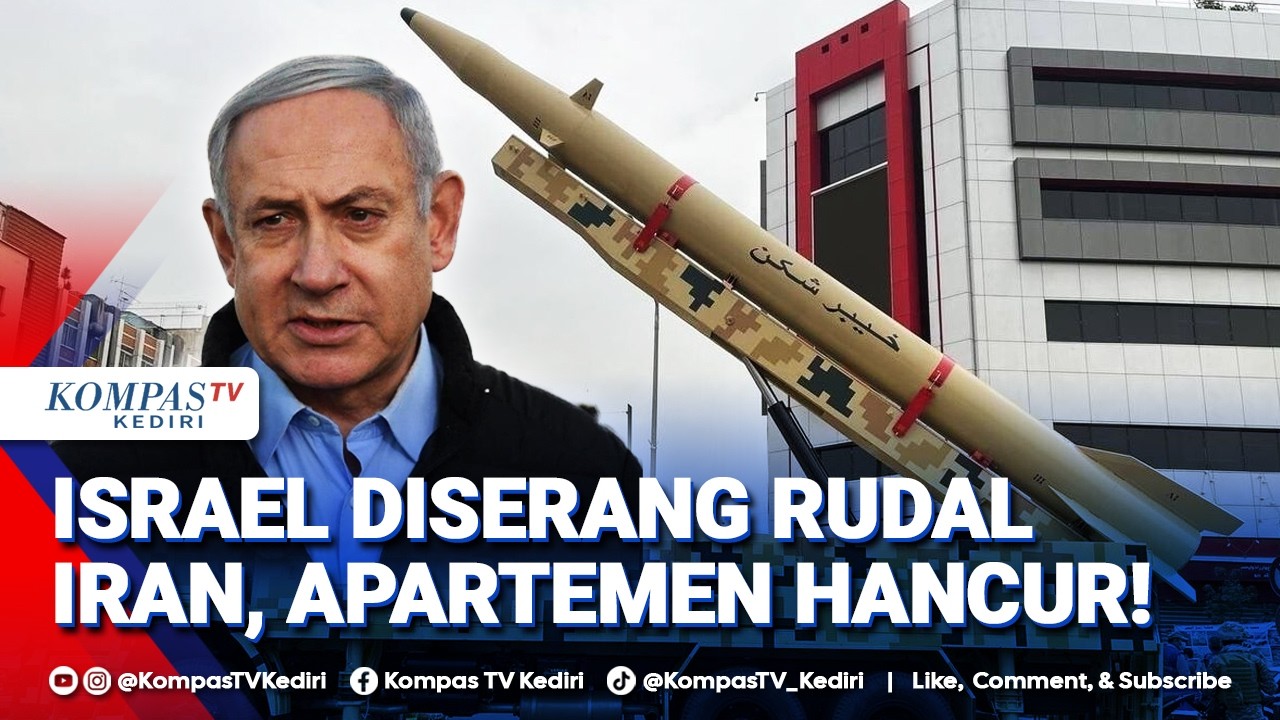Serangan Rudal Iran Hancurkan Apartemen di Israel, 3 Orang Terluka _ BERUT