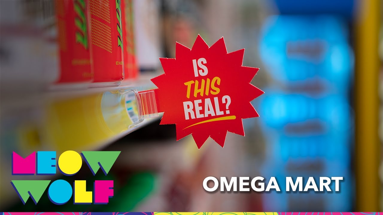 Omega Mart - Art behind the Mart I Meow Wolf