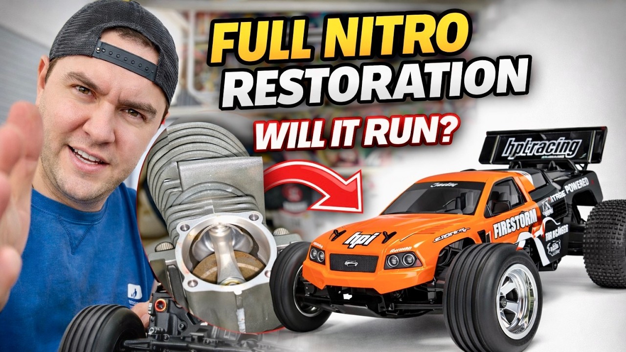 HPI Nitro Firestorm: Полная реставрация и восстановление &mdash; машина была в ужасном состоянии, но см...