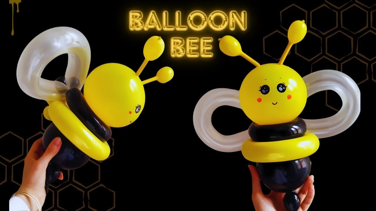 How to Make a Balloon Bee 🐝 | Easy Balloon Art Tutorial