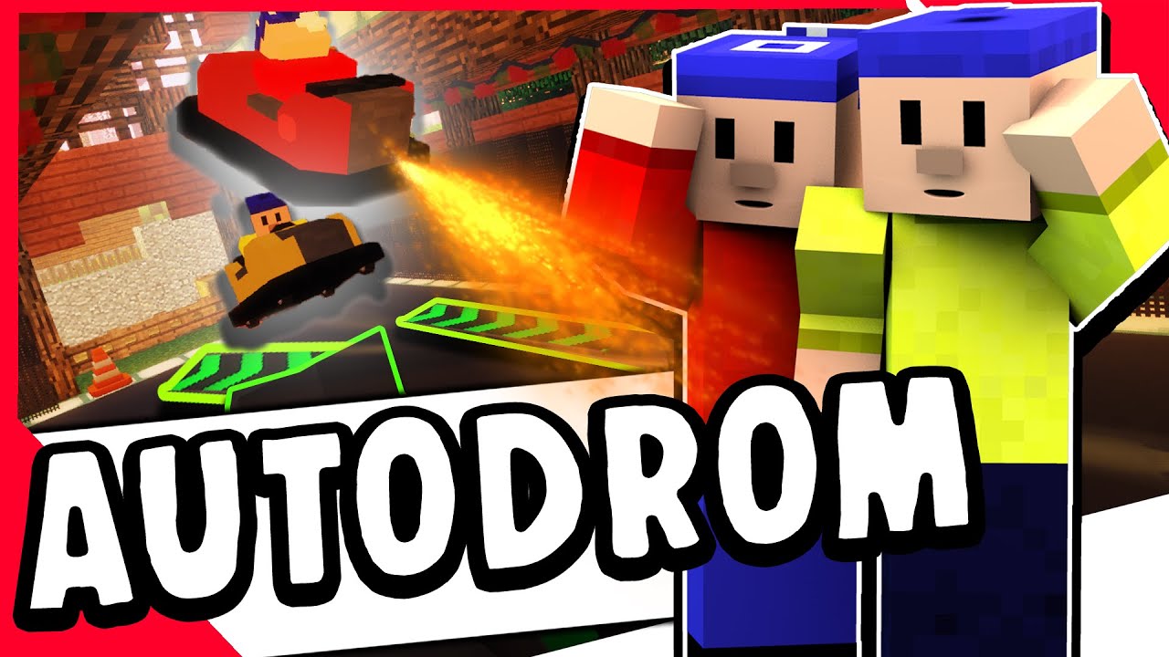 PAT A MAT PARODIE v MINECRAFTU | AUTODROM