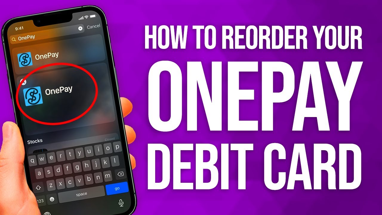 Как повторно заказать дебетовую карту OnePay: краткое руководство!