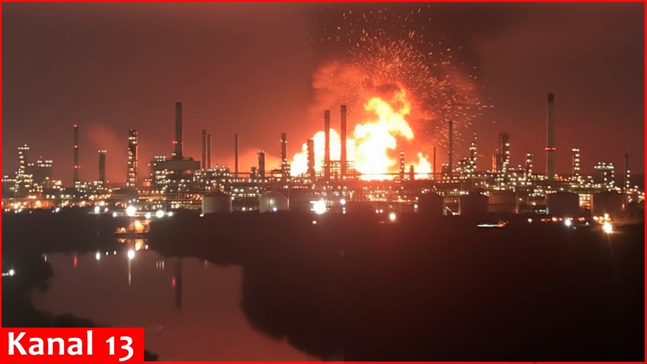 Работа нефтеперерабатывающего завода &laquo;Роснефть&raquo; в Сызране была приостановлена ​​из-за атаки беспи...