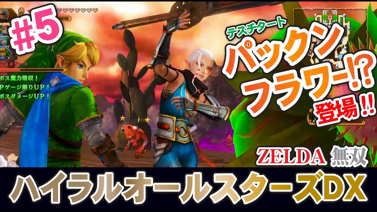 【ゼルダ無双ハイラルオールスターズDX】#5ラネール渓谷!!!!!魔女シアと決着か!!!!!