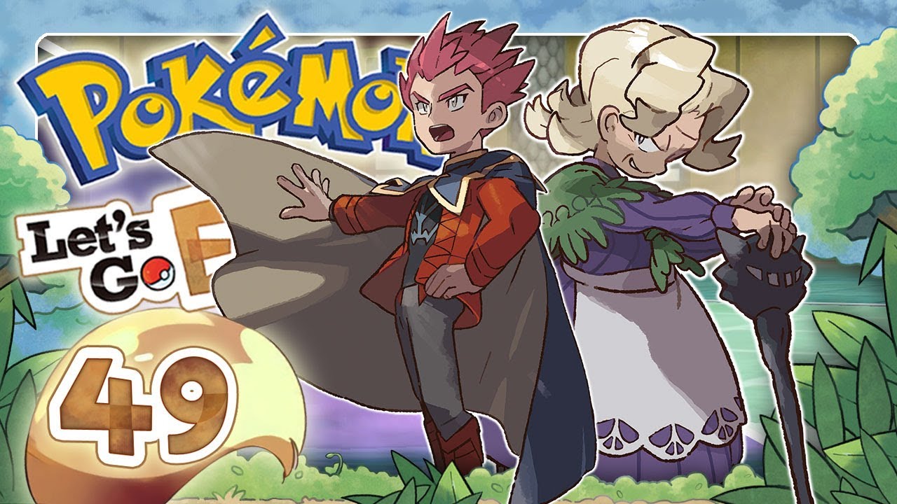 POKÉMON LET'S GO EVOLI 🌏 #49: Kanto Top 4 - Agathe & Siegfried Battle