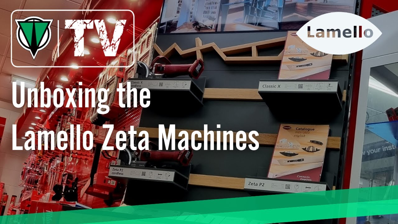 Lamello Zeta Cordless & Corded - Unboxing