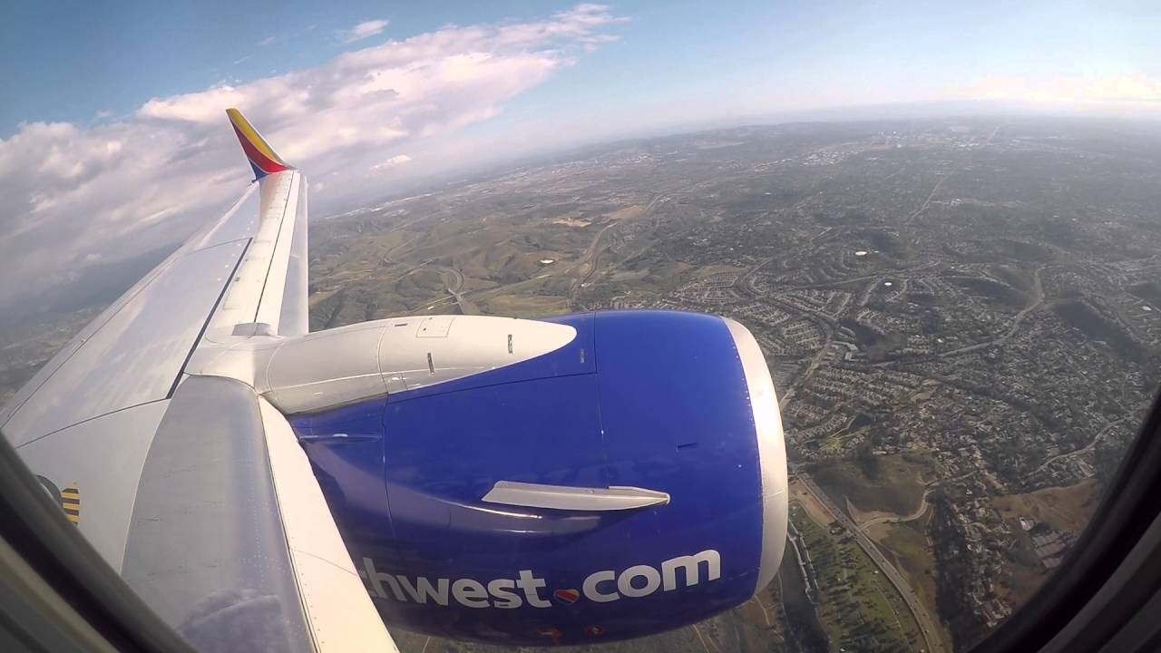Southwest DEN-SNA Departure and Arrival