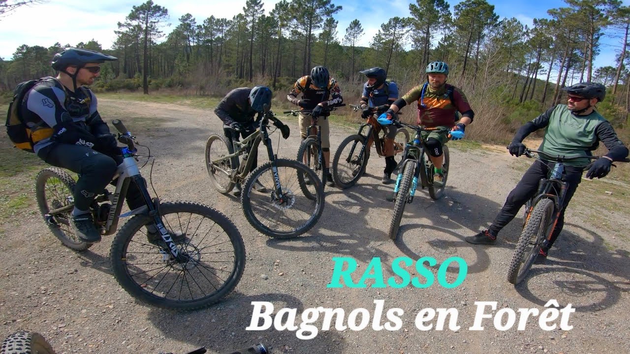 RASSO BAGNOLS EN FORET ( VAR ) / RAIDAR et NO GRIP / sortie vtt avec l'équipe