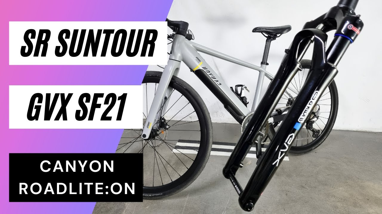 SR Suntour GVX SF21 montaż na rowerze Canyon Roadlite:ON