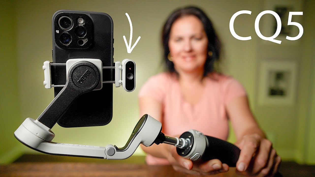 Стабилизатор для смартфона Zhiyun Cinepeer CQ5 с ИИ-трекером | ПЕРВЫЙ ВЗГЛЯД!