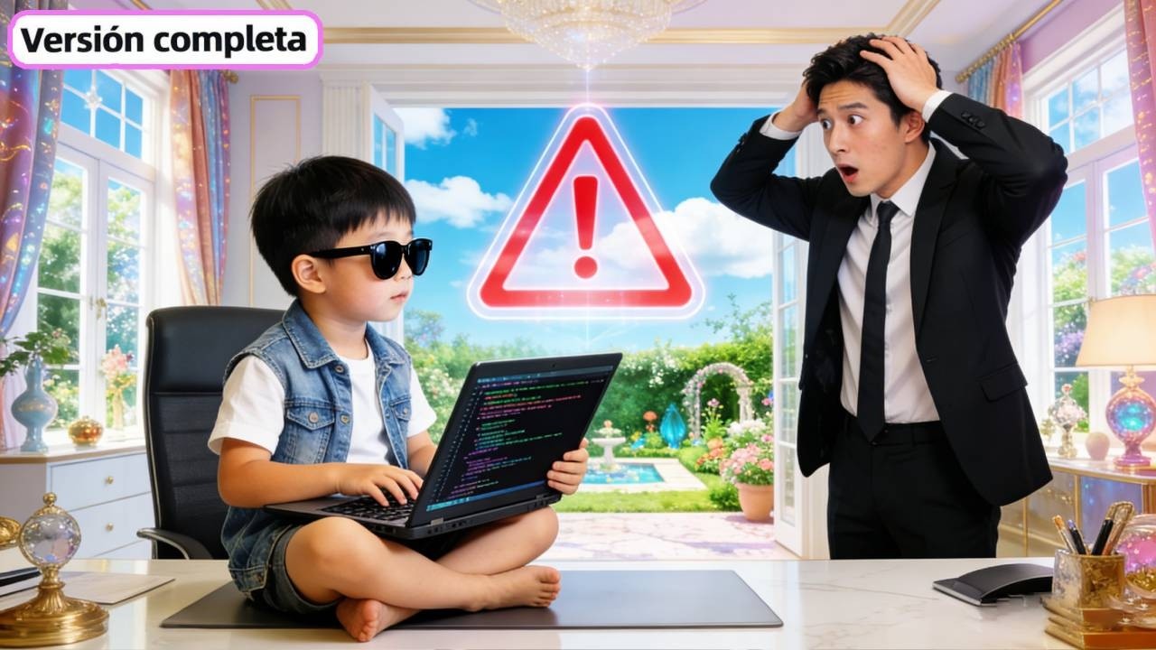 El bebé genio hacker invade la empresa del CEO: «¡Papá malo, no molestes a mami!» #drama