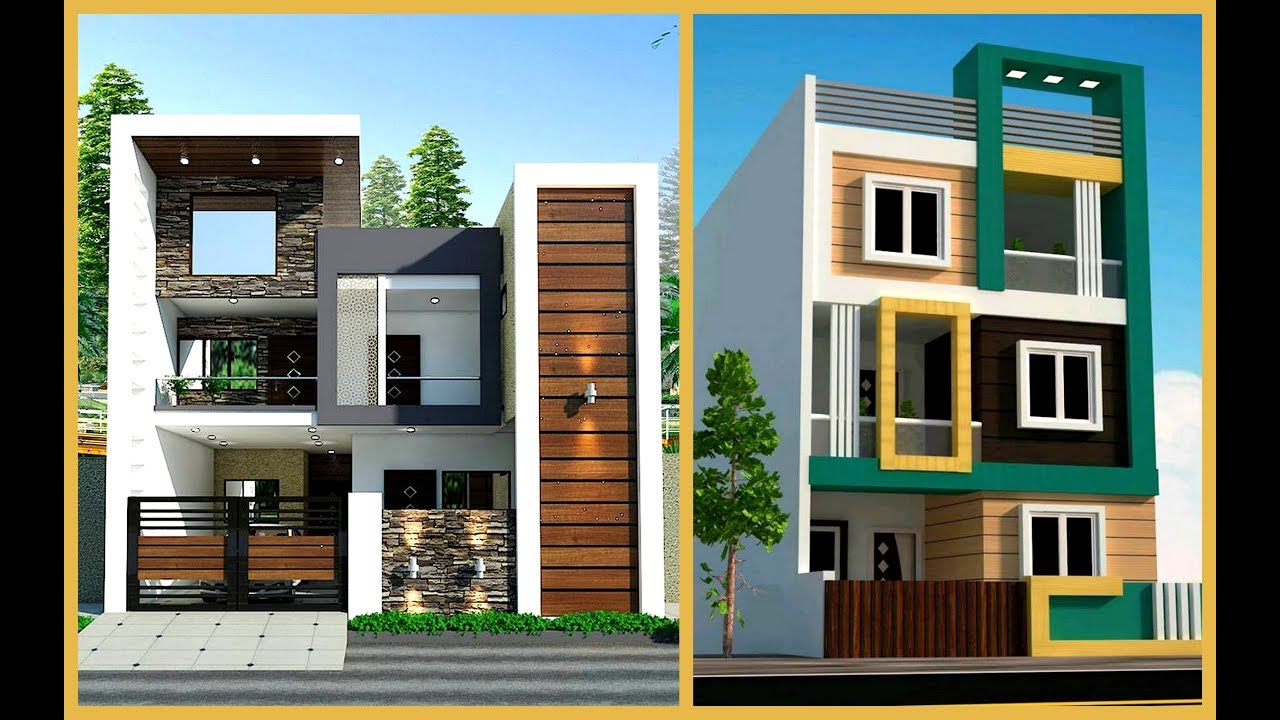 100 Most Beautiful Modern House Front Elevation Designs- 3d views Modern House- Plan N Design