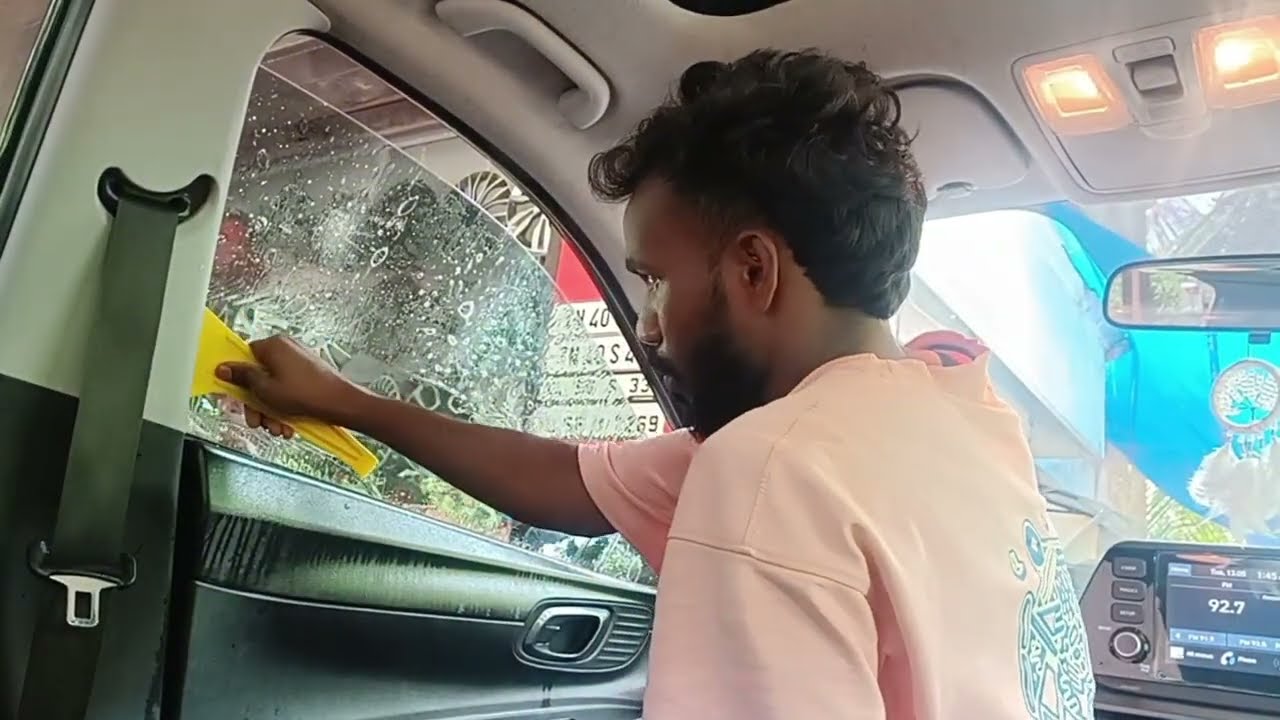 Car 🚗 window film installation 💥✅ car  film kaise india lagate hail #carfilm Garware suncontrol