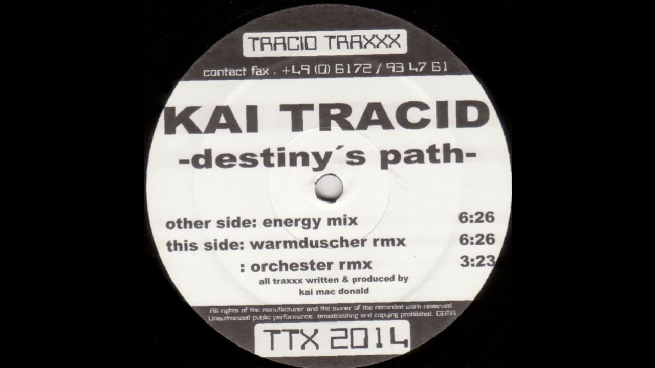 Kai Tracid - Destiny's Path - (Energy Mix) - 1999