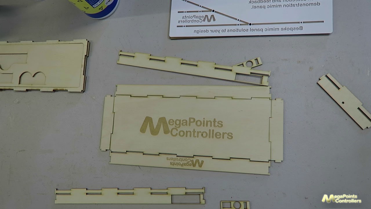 Model Railway control panel construction overview