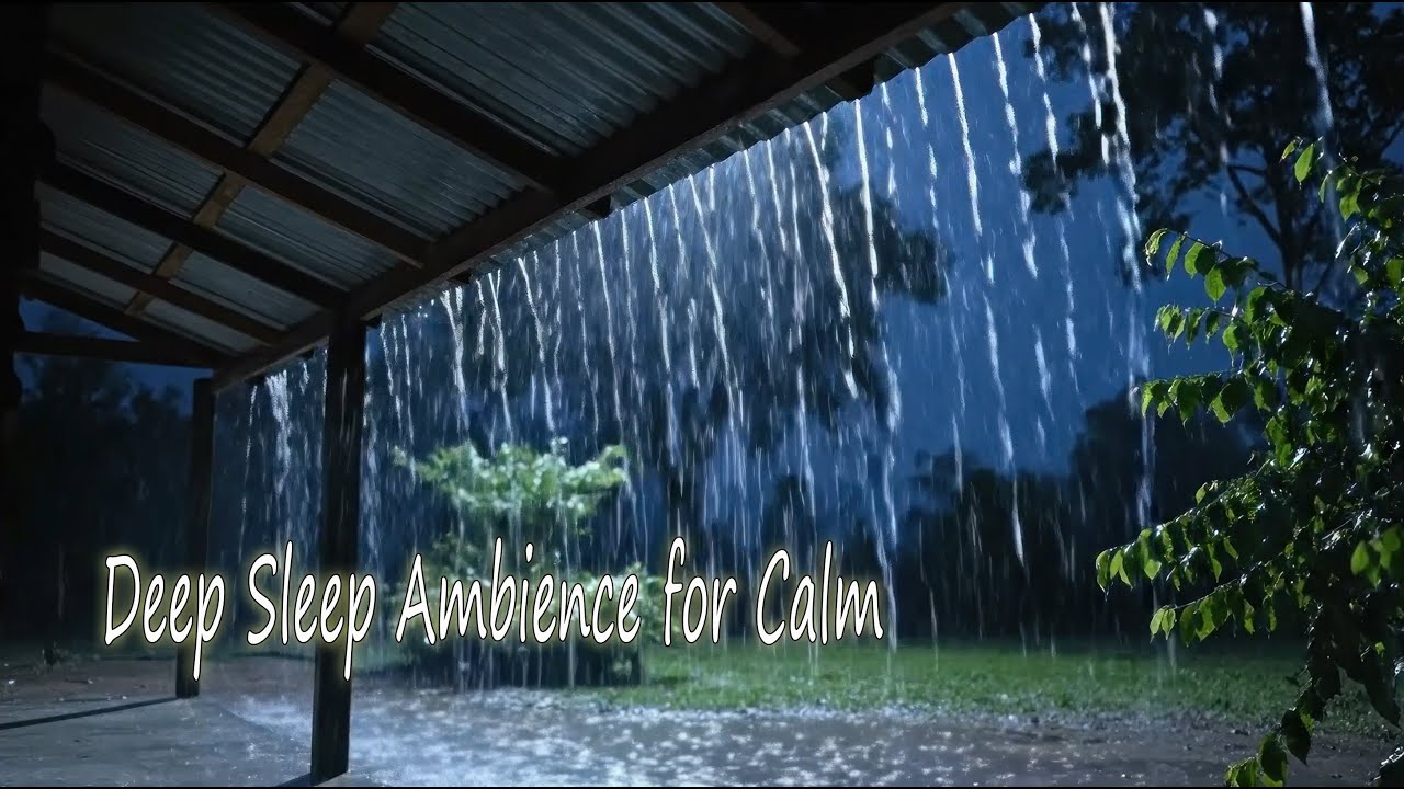 Midnight Rain Haven 🌧️ | Deep Sleep Ambience for Calm, Focus & Anxiety Relief
