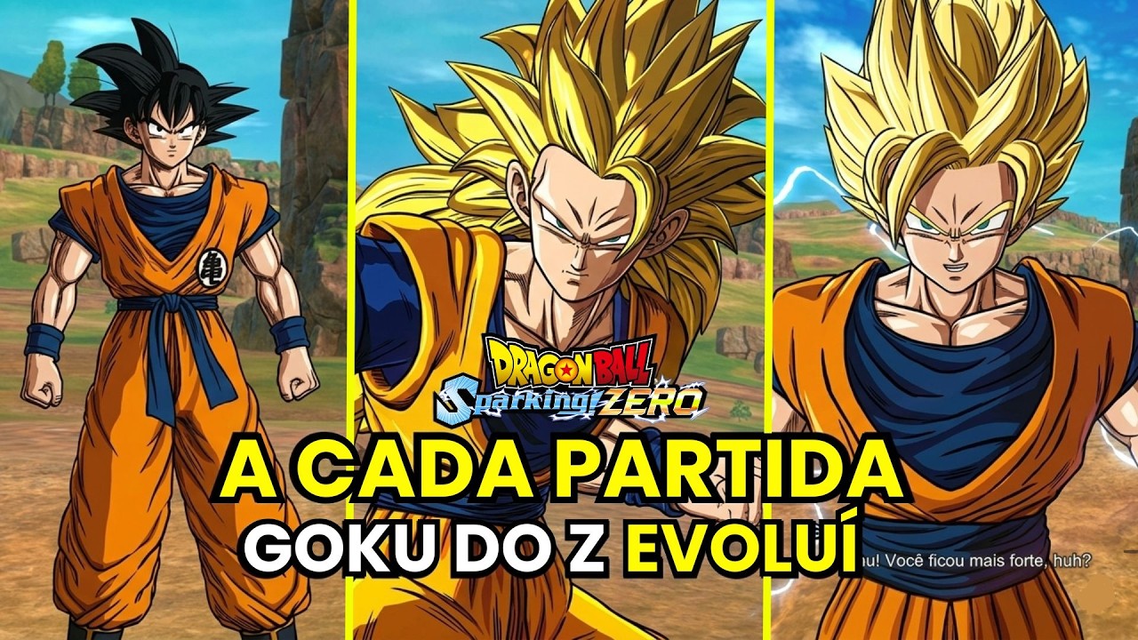 A CADA PARTIDA GOKU DO Z EVOLUÍ ⚡#dragonballsparkingzero