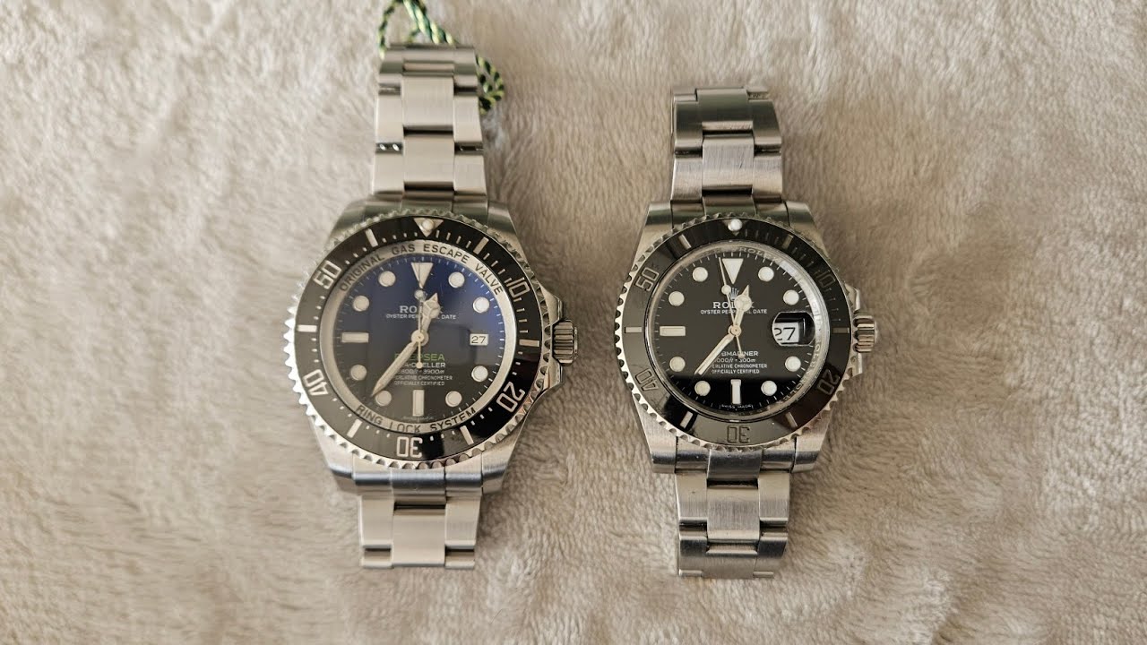 Rolex Submariner 116610LN против Rolex Deep Sea Dweller James Cameron 116660