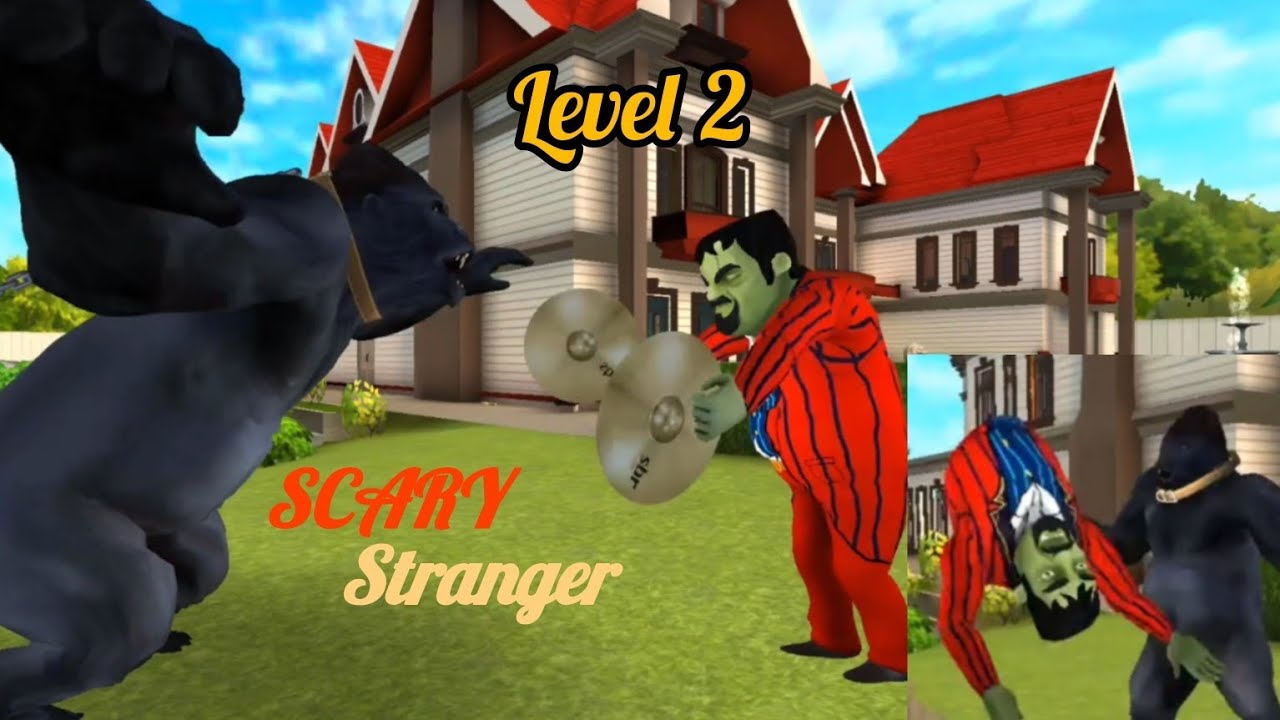 Scary Stranger 3D level 2 Go Bananas
