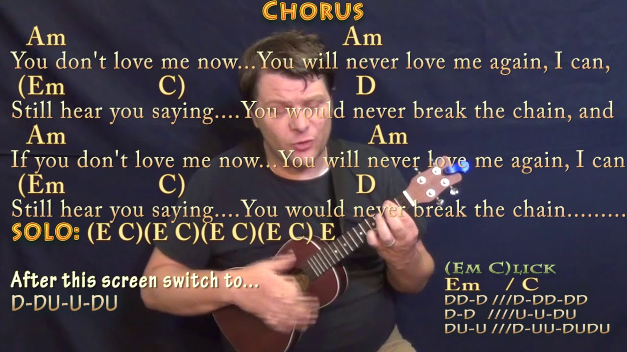 The Chain (Fleetwood Mac) Ukulele Cover Lesson with Chords/Lyrics