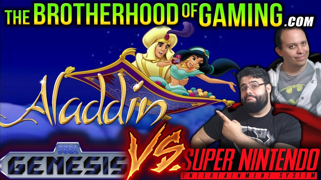 Disney's Aladdin - Sega Genesis vs Super Nintendo / The Brotherhood of Gaming