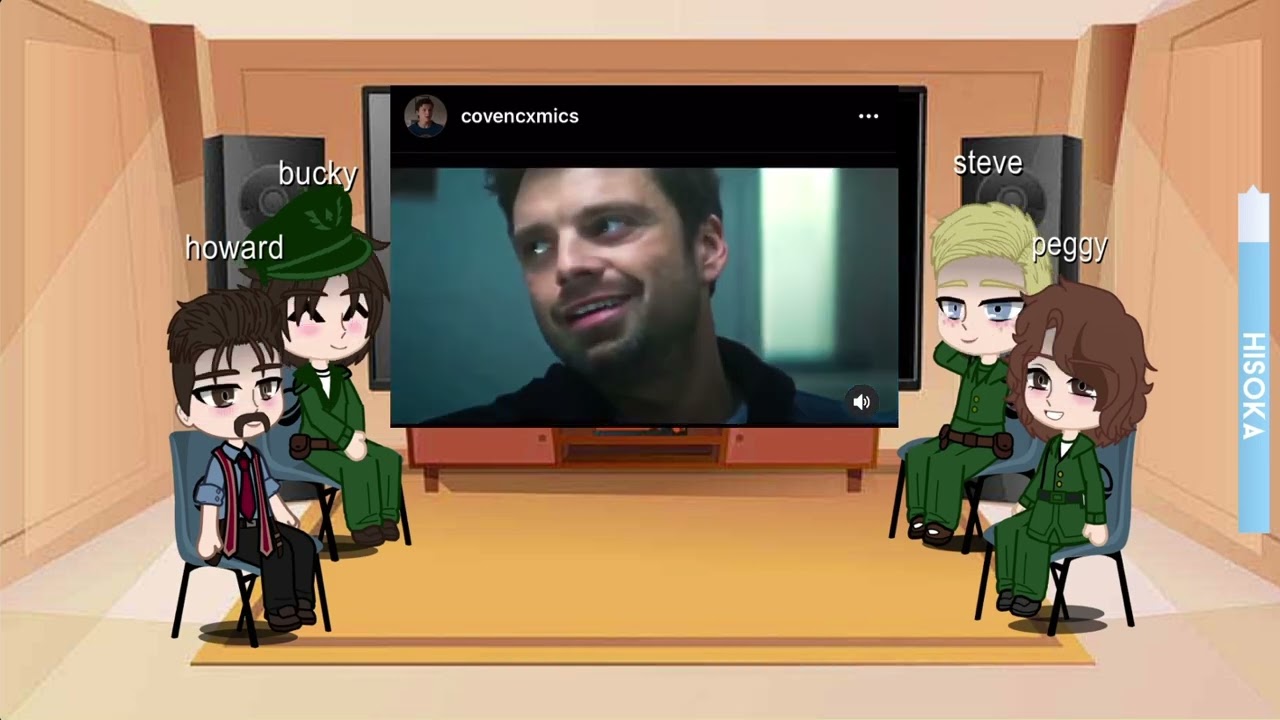 past captain america react| bucky | pt 1/2 | hisoka