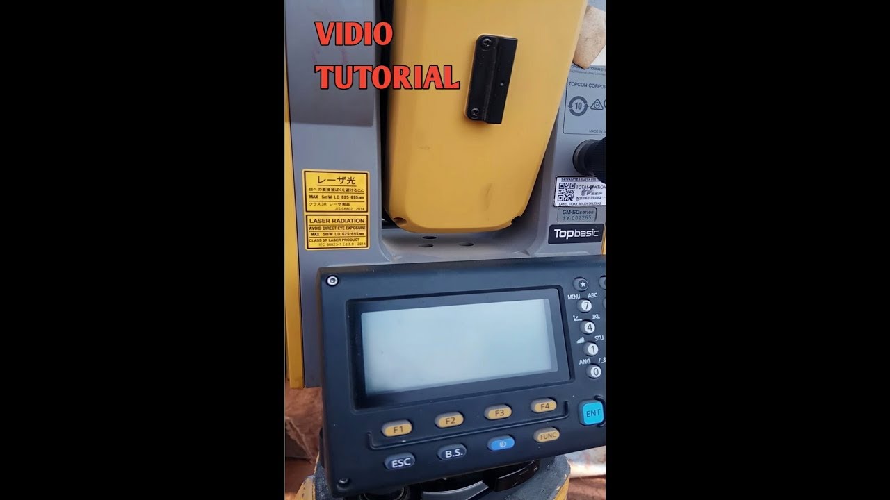 Tutorial Resection menggunakan TS Topcon  GM-50 Series
