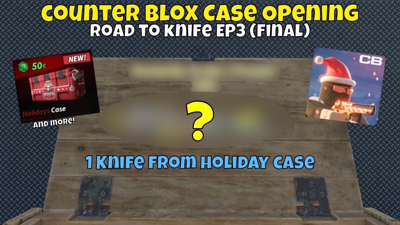 Counter Blox Case Opening (One knife from new holiday case) | Road to knife EP3 (Final)