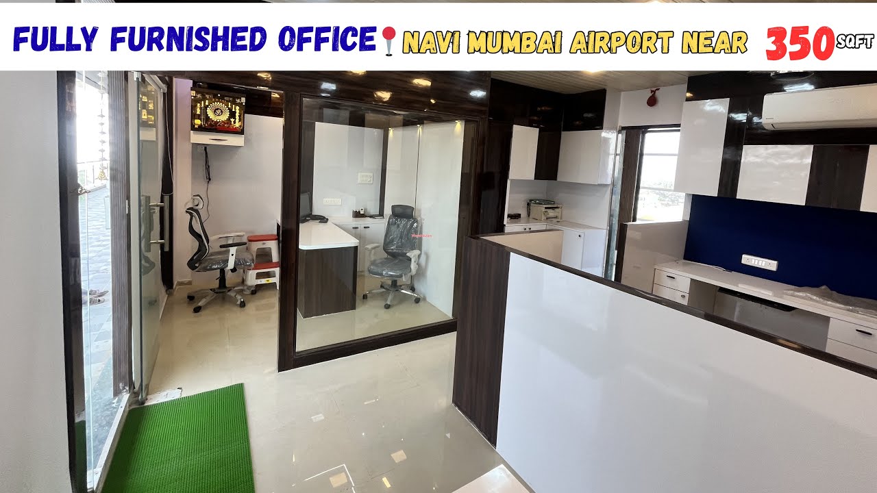 Fully Furnished Office | Navi Mumbai AirPort near | 8652601787 | #rent #office #navimumbai 