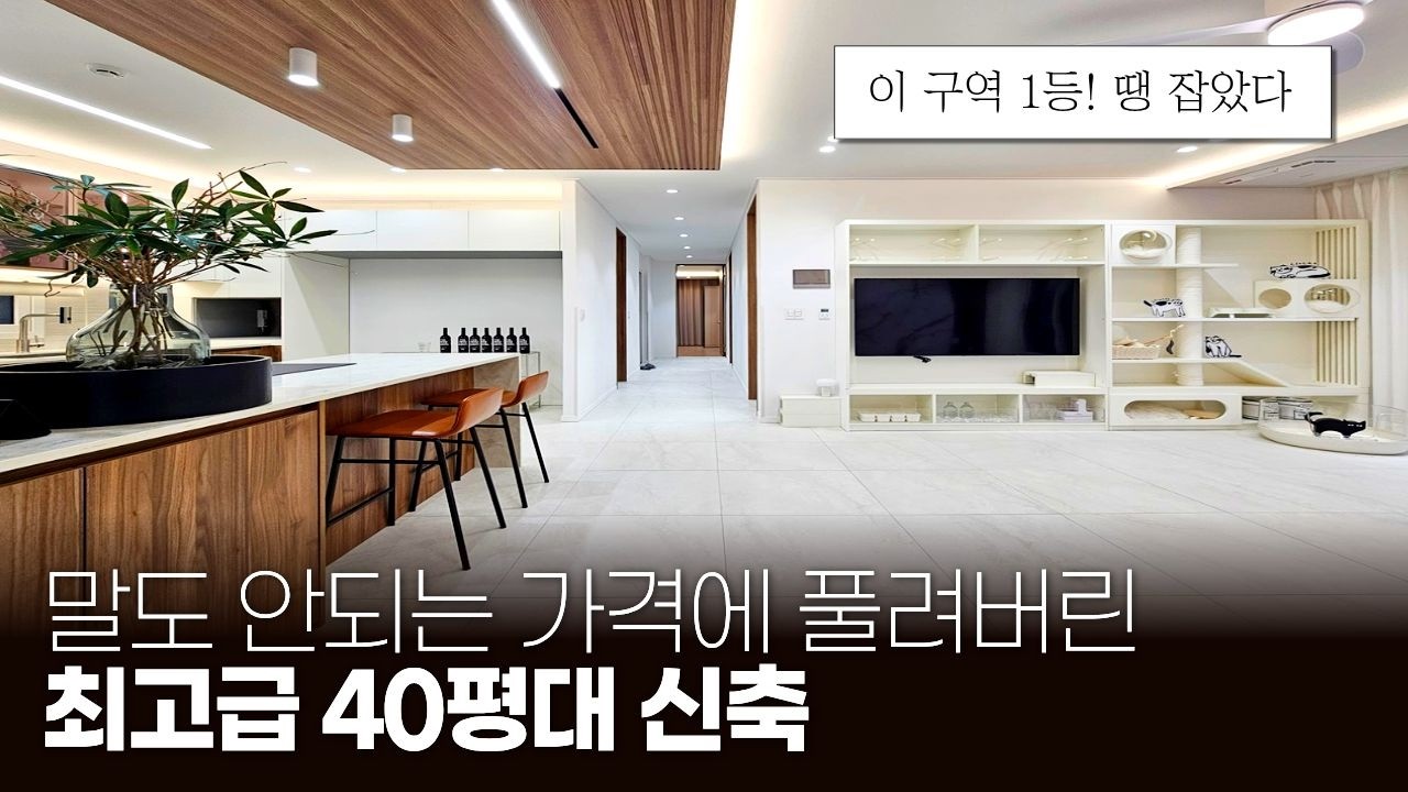 말도 안되는 가격에 풀려버린 최고급 40평대 신축! 이 구역 1등 땡 잡았다 [파주신축빌라] (매물 2349)