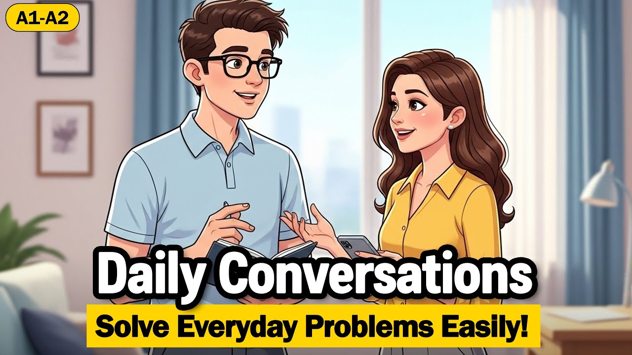 Solve Everyday Problems Easily! | English Conversation for Beginners (A1–A2)
