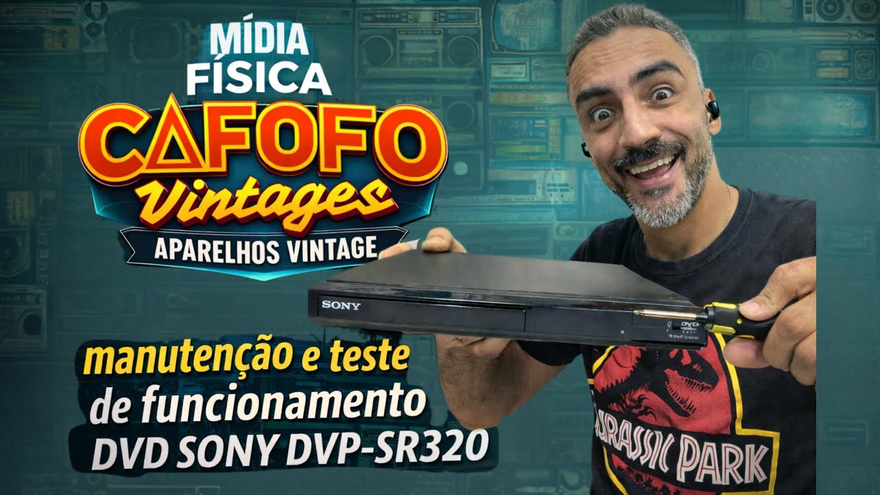 MANUTENÇÃO E TESTE DE FUNCIONAMENTO DVD SONY DVP-SR320