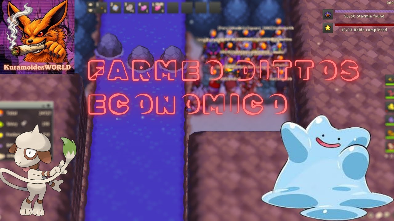💰 Farmeo de Dittos ECONÓMICO en PokeMMO | Método BARATO y EFICIENTE | DeepKurama420
