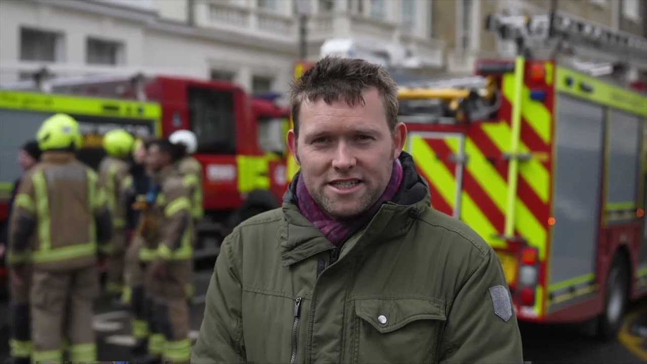 South Kensington fire: Eight police officers taken to hospital