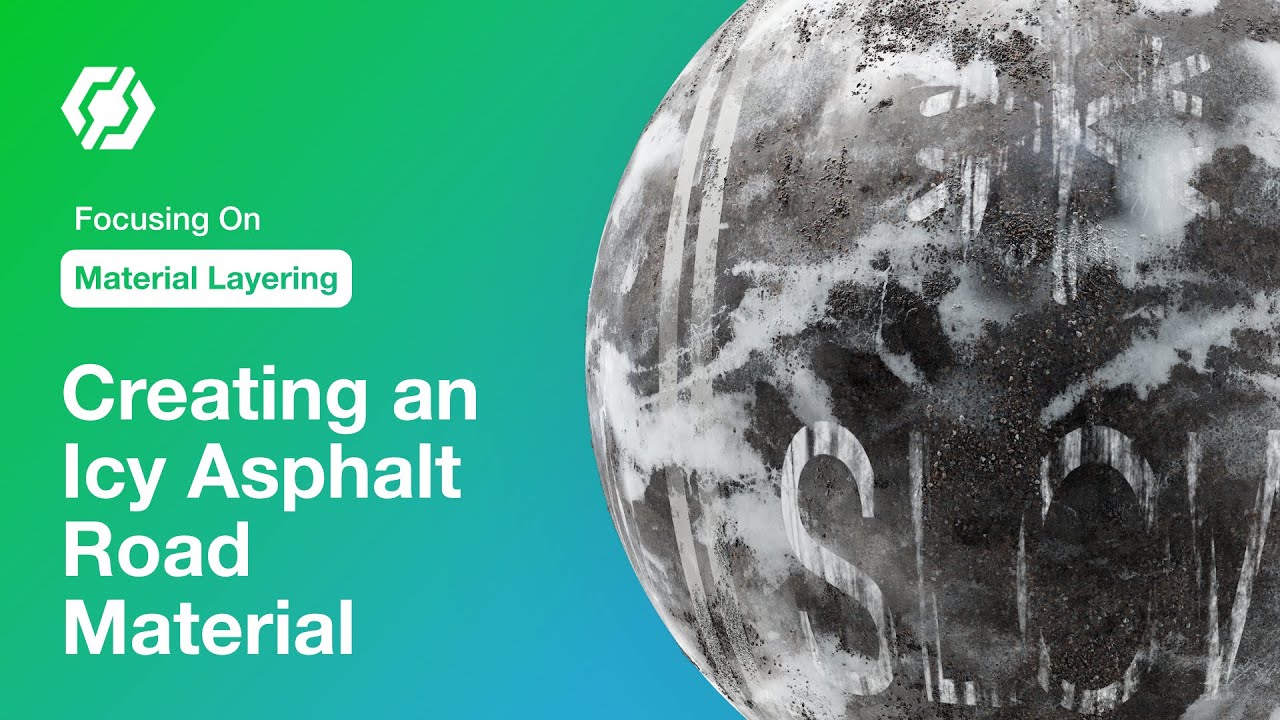 Focusing On Material Layering: Creating an Icy Asphalt Road Material in InstaMAT Studio