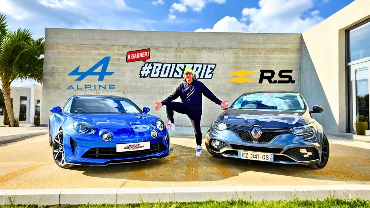 ALPINE A110 vs MÉGANE 4 RS: Duel 100% Français ! ( CONCOURS BOISERIE - 30 voitures à gagner)